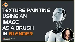Blender Tip: Texture Painting using an image as a Brush