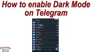 How to enable Dark Mode on Telegram