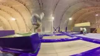 трюки на батуте AllPro Academy