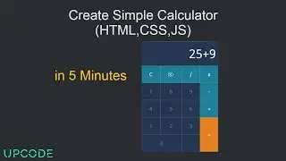 Quick & Simple Calculator: HTML, CSS, JavaScript | Short Tutorial