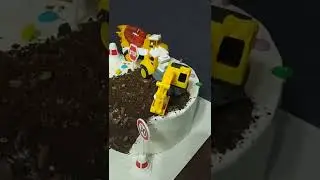 торт на 3года сынуле, машинки, строительная техника#shorts#shorts
