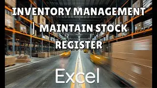 Excel Inventory Management | Stock Report with Security Access