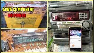 AIWA COMPONENT NO POWER WITH BLUETOOTH CONVERSION