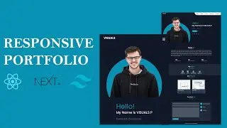 Build and Deploy Responsive Next.js Portfolio Website Using Next.js & TailwindCSS Tutorial | Next.js