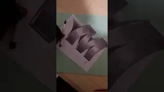 Letter "M" 3D drawing - Willyz Kurui