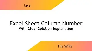 Excel Sheet Column Number