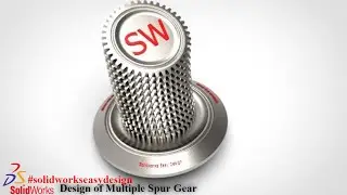 Solidworks Tutorial # 82 Design of Mechanical  Gear in Solidworks Modeling