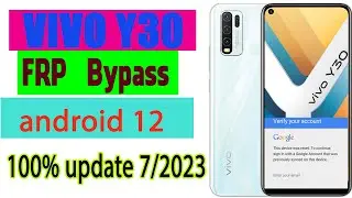 VIVO Y30 FRP Bypass Android 12 UPDATE 2023 | VIVO Y30 Google Account Bypass Without PC | VIVO 1938