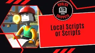 Local Script Or Script? In Roblox Studio