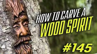 How to Carve a Wood Spirit #145 | Crooked Chisel TV | Learn to Carve #art #artist #handmade