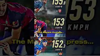 The Mayank Express ⚡☠️ #shorts #ipl2024 #mayankyadav #lsgvspbks #india