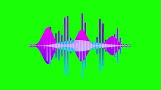 Green Screen : Sound Waves Animation : No Copyrights