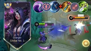 TOP GLOBAL GRANGER NEW 1 HIT BUILD GOLD LANE FOR NEW SEASON 36 ☠️ (you must try)