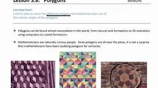Lesson 5.8 - Polygons