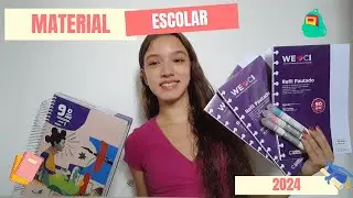 Meu material escolar 2024 - Gioh Toledo
