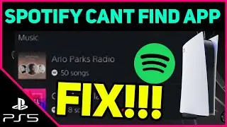 PS5 SPOTIFY CAN'T FIND APP EASY FIX! (Fast Solution)