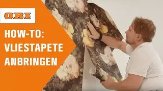 Vliestapete mit Muster richtig tapezieren | Schritt für Schritt-Anleitung | OBI