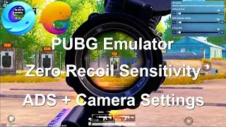PUBG Mobile Emulator Sensitivity | No Recoil ADS Settings for Gameloop 2021| Recoil Control for M416