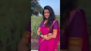 Hot Desi Indian Navel Look | Maratho Tiktok latest Saree video | 