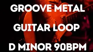 Royalty free groove metal guitar loop