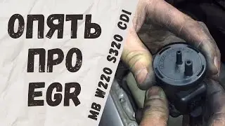 Mercedes-Benz W220 S320cdi EGR Valve Repair and Stubborn Light Bulbs