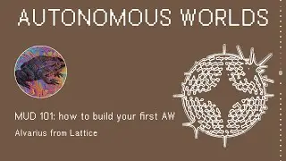 MUD 101: how to build your first AW - Alvarius