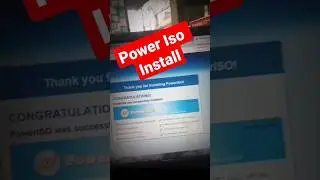 How to install power iso ! #shorts