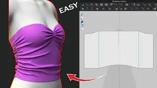 How to Make a Dress from a Rectangle Pattern (Marvelous Designer / CLO3D)