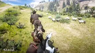 John's Dialogue When Arthur Knocks Him Off His Horse | Red Dead Redemption 2
