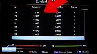 💎 𝐄𝐮𝐭𝐞𝐥𝐬𝐚𝐭 𝟑𝟔𝐁 36°East | Full ScAn | KU Band | Dstv Channel List | Redline Decoder | Pbteck
