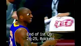 Lakers at Rockets, Jan 2009