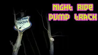 GoPro night ride on pump track  ( Blackburn Dayblazer 800 )