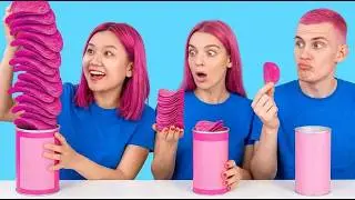 KIAT DAN TRIK MAKANAN GOKIL || Tantangan Makanan 100 Lapis oleh 123 GO! GOLD