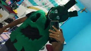 Dia 6  haciendo el traje de springtrap// haciendo el cuerpo FNAF3
