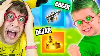 MI HERMANO PEQUEÑO (10 años) DECIDE mi partida en Fortnite! (No creerás lo que pasa) #2