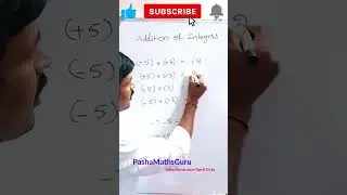 Addition of Integers 