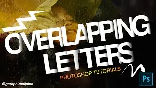 How to Create a Powerful Overlapping Text Effect with Reflection I In Adobe Photoshop Tutorial