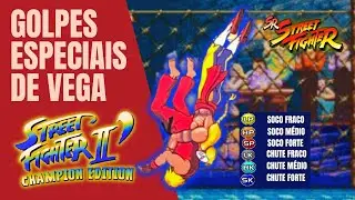Vega: Learn his incredible special moves in Street Fighter II Champion Edition