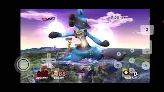 SSBB Hacks: Giant Lucario in 15-Minute Multi-man Brawl