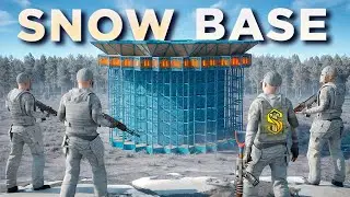 We Built a Tactical Snow Fortress in Vanilla Rust..