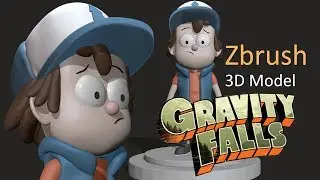 Dipper - Gravity Falls 3D Zbrush
