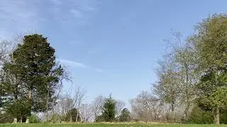 Clear weather after storm last night
