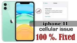 Iphone 11 cellular issue | signal problem | sim not working | Fix This problem's 💯