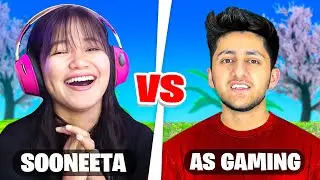 AS Gaming 😮 Vs Sooneeta | FIERCE 1v1 with TOP YouTuber! Garena Free Fire
