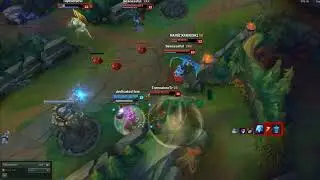 오리아나 1v5 점멸궁 펜타킬 / 롤투데이 33