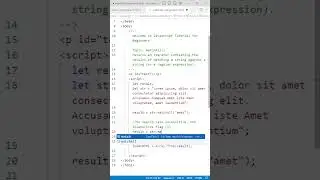 Using matchAll() | JS Basics 