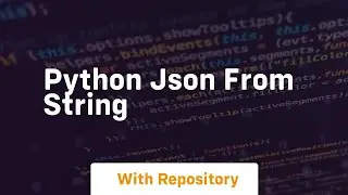 python json from string