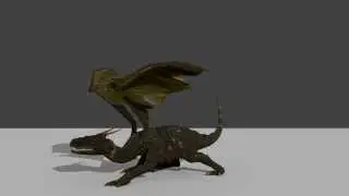 dragon killed in the sky bye spear test (HD)