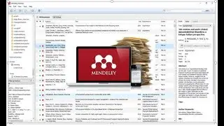Mastering Mendeley Desktop Management Software for citations and referencing..