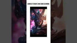 I asked ai to create zodiac signs as demon and these is  wt happened 🤯😳😮 | AI ZODIAC SIGN| AI ART.